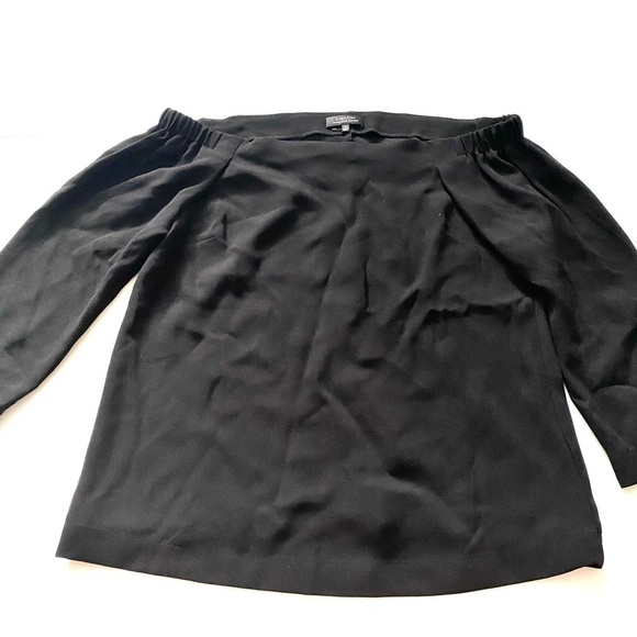 Babaton aritzia black off the shoulder blouse small - Picture 1 of 6